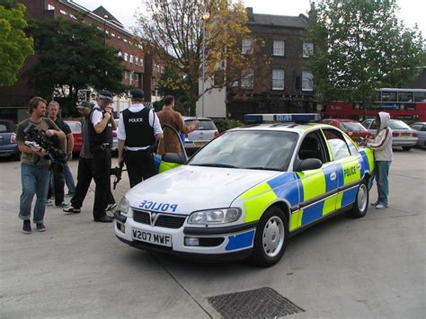 90's Vauxhall Omega Police Car .